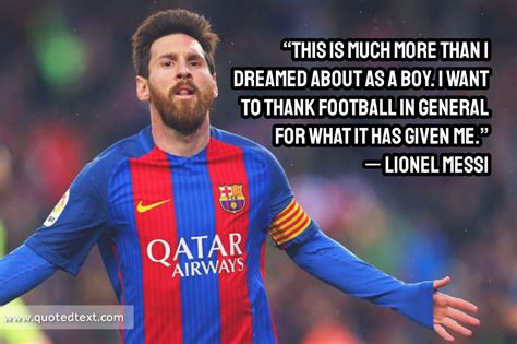 lionel messi quotes about soccer