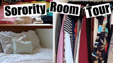 Dorm Room Tour Sorority House Edition Youtube