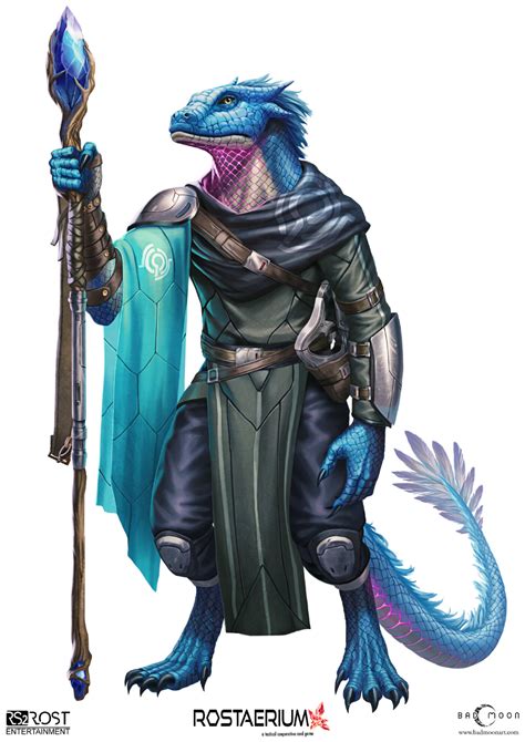 Male Druid Or Sorcerer Lizardfolk Iruxi Pathfinder 2e Pfrpg Dnd D D 3 5
