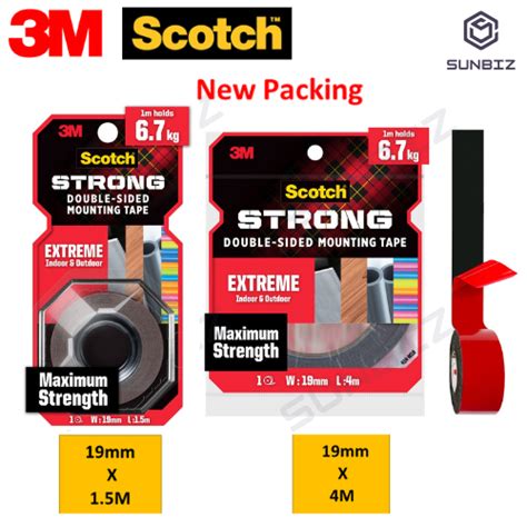 3m Scotch Extreme Double Sided Permanent Mounting Multipurpose Function And Usage Acrylic Foam