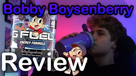 G Fuel Bobby Boysenberry Review And Taste Test Youtube
