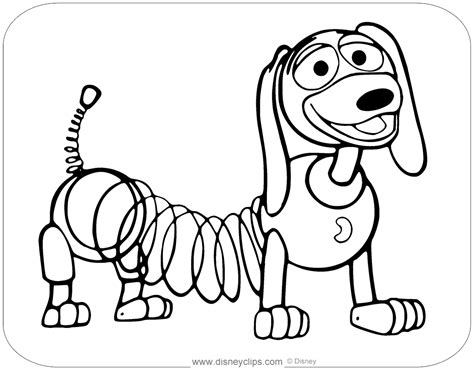 Printable Disney Toy Story Slinky Coloring Pages Toy Story Coloring