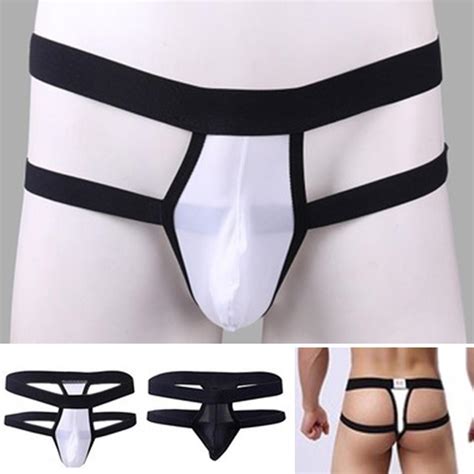 Buy Mens Jock Strap Breathable Underwear Backless Jockstrap Briefs
