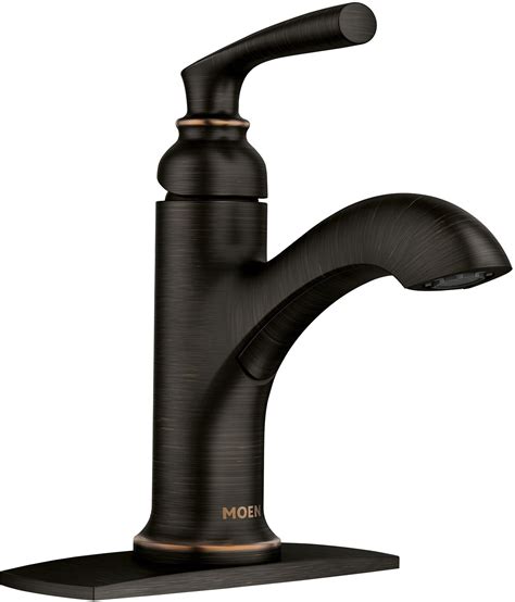 Moen Hilliard Gpm Single Hole Bathroom Faucet Bronze Walmart Com