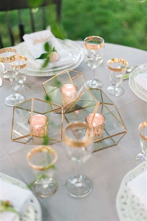 Get inspired by these 50 small but mighty decorating tips and try them yourself. rose gold - table decor - Something 2 Dance 2