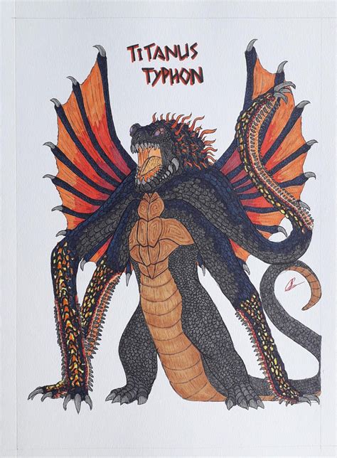 Titanus Typhon Version 3 By Biozolrak97 On Deviantart Kaiju Art