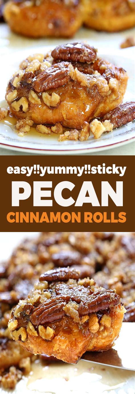 Easy Caramel Pecan Cinnamon Rolls Sugar Apron Recipe Pecan
