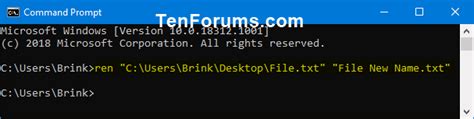 Rename File In Windows 10 Tutorials
