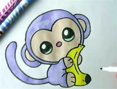 Pin By Cuqui Cuqui On Kawaii Monkey Drawing Cute Cute Monkey Drawing