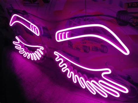 face woman neon sign female neon light sign led neon sign neon sign neon light sign for wall