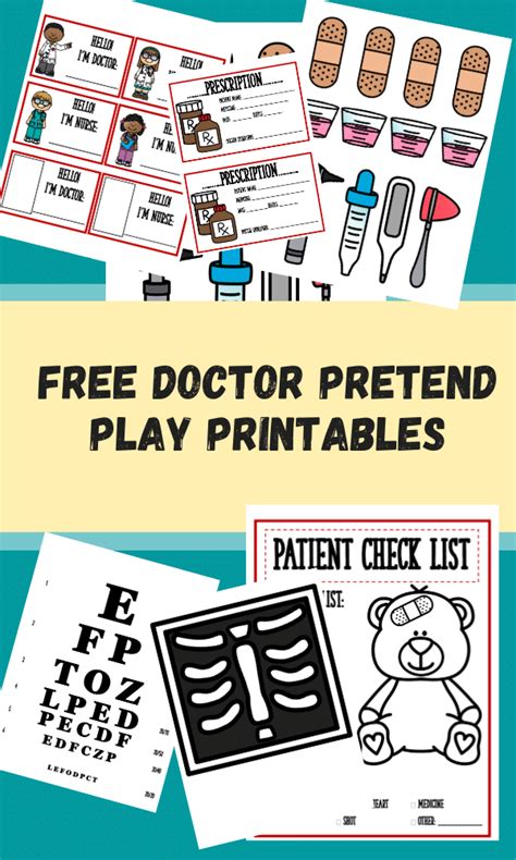 Free Printable Doctor Pretend Play Printable Templates