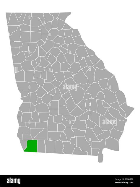 Map Of Decatur In Georgia Stock Photo Alamy