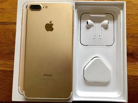 Apple Iphone 7 Plus Gold 128gb Unlocked Immaculate Condition In