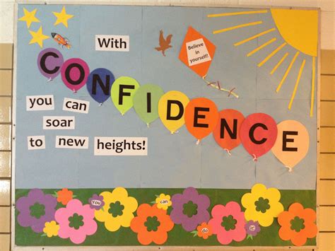 Confidence Bulletin Board Notice Board Decoration Display Boards For