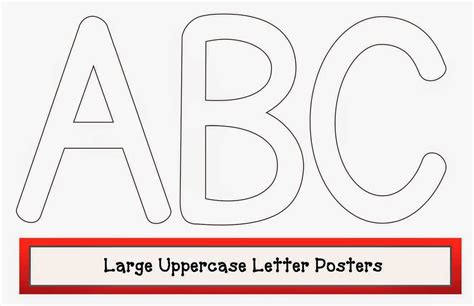 Free Large Printable Letters