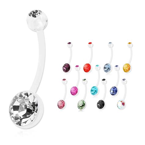 Maternity Belly Rings Long Pregnancy Belly Bars For Navel Piercings The Belly Ring Shop
