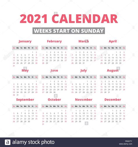 El calendario 2021 tendrá 15 días festivos entre semana y 3 sábados festivos (día del trabajo, batalla de boyacá y navidad). Simple calendario del año 2021, la semana comienza en ...