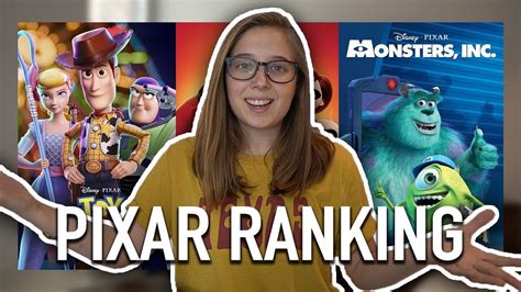 All Pixar Films Ranked Youtube