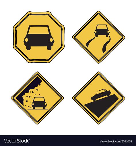 Traffic Signals Design Royalty Free Vector Image
