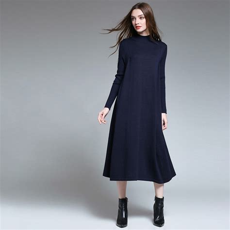Aliexpress Com Buy Minimalist Long Oversize Sweater Dress Women