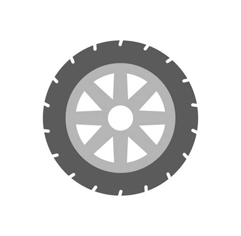 Premium Vector Car Wheel Icon