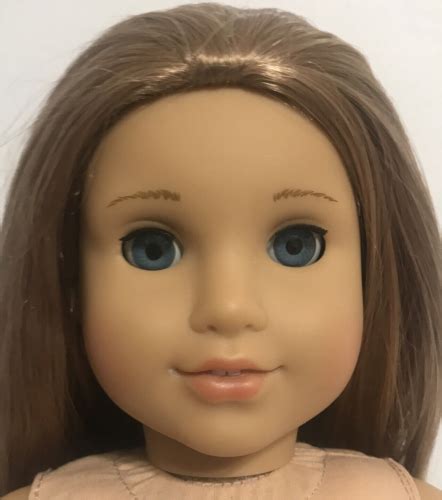 18 American Girl Doll Straight Strawberry Blonde Hair Blue Eyes Lt To Med Skin Ebay