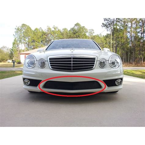 W211 E63 Front Bumper Center Mesh Grille With Clips Aeuroplug