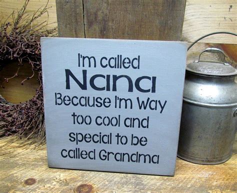 Nana Gift Wooden Sign Saying I'm Called Nana | Etsy in 2021 | Nana ...
