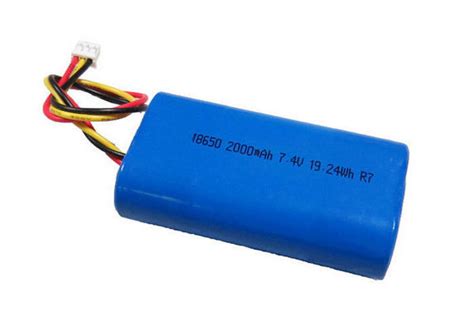 Rechargeable 18650 2s1p 74v 2200mah Li Ion Battery Pack For Power