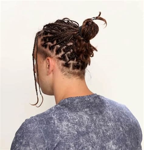 60 Cool Braided Buns For Men To Steal The Spotlight Machohairstyles