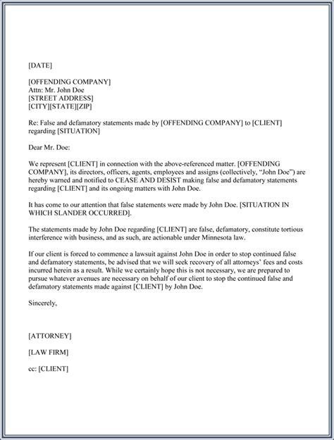 Cease And Desist Letter Example Database Letter Template Collection