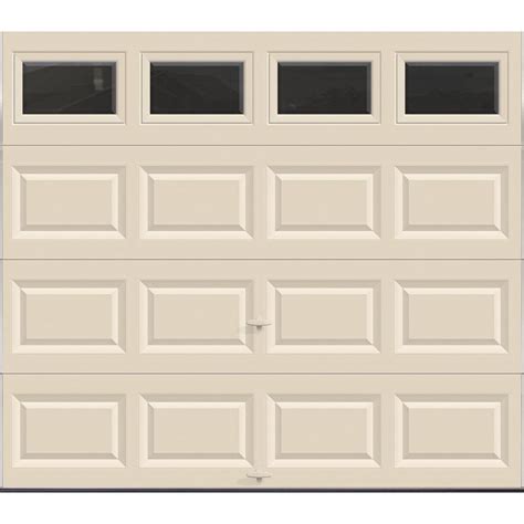 Clopay Classic Collection 8 Ft X 7 Ft Non Insulated Almond Garage