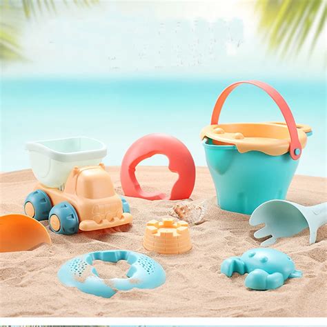 Pcs Soft Baby Beach Toys Bath Play Set With Bucket Sand Tool Model Water Game Babes Beach