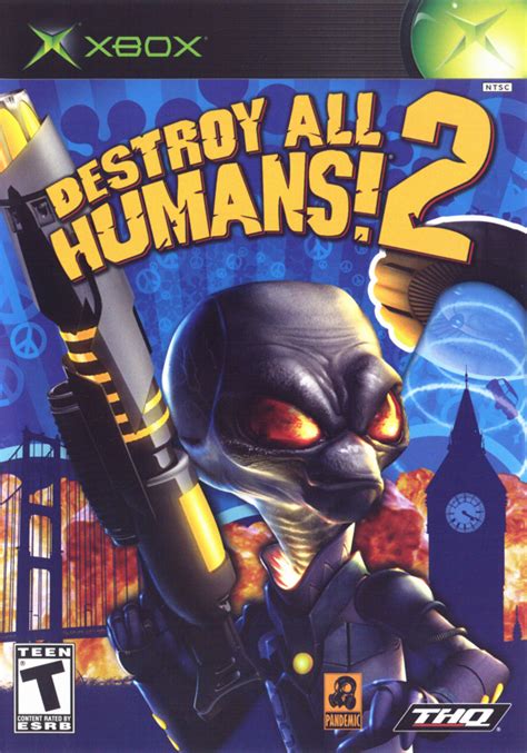 Destroy All Humans 2 2006 Xbox Box Cover Art Mobygames