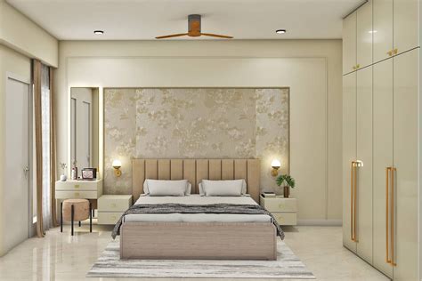 Spacious Master Bedroom Design With Contemporary Aesthetics Livspace