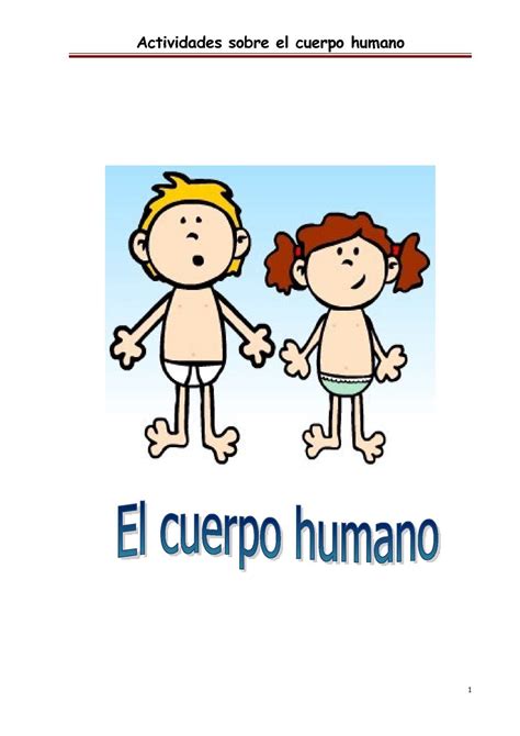 Fichas Sobre El Cuerpo Humano Teaching Spanish Okay G
