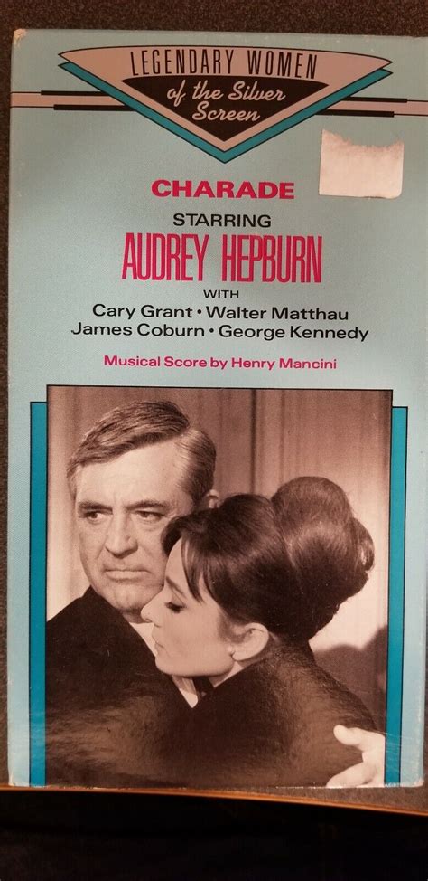 Charade VHS Audrey Hepburn Cary Grant 1963 EBay