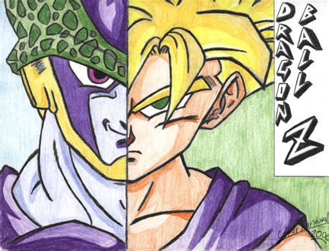 Gohan Vs Cell By Tekk0 On Deviantart