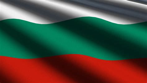 Bulgarian Close Up Waving Flag Stock Footage Video 100 Royalty Free