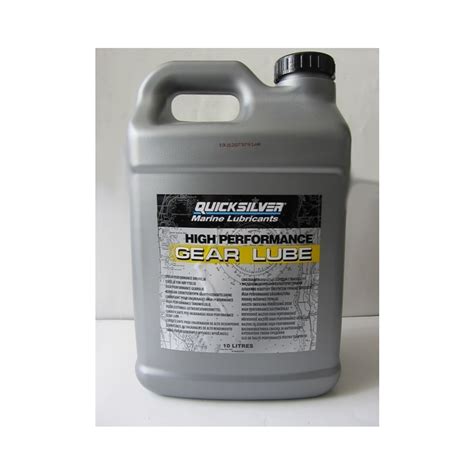 This is the only gear lube i have used on my three outboards for the past several years, and never had a problem or concern. Lubrificante per ingranaggi Quicksilver High Performance ...