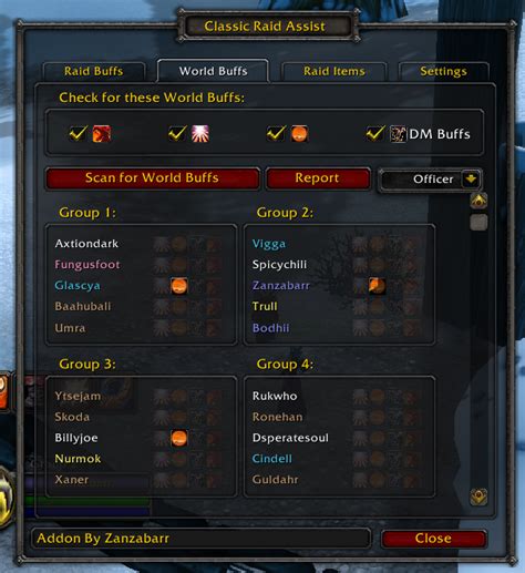 Classic Raid Assist World Of Warcraft Addons Curseforge