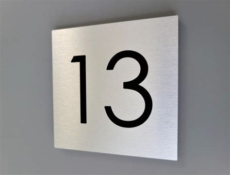 Custom House Numbers Apartment Number Sign Hotel Room Etsy