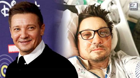 avenger actor jeremy renner posts his recovery picture for fans