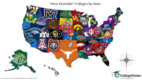 New york, california, pennsylvania and texas each claim three universities in the top 25 institutions in the united states by the number of international so the results of the institute of international education's open doors 2015 report, revealing the 25 us universities with the most international. The Most Desirable College In Each State MAP - Business ...