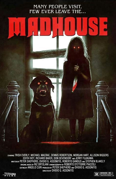Madhouse Classic Horror Movies Horror Movie Art Horror Posters