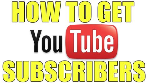 How To Get Subscribers To Your Youtube Channel For Free Youtube
