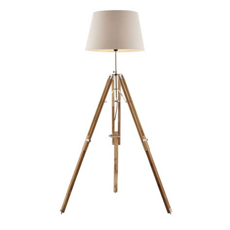 Free shipping* more like this natural light july jubilee floor lamp with hopsack shade $ 722.50. Teak Wood Tripod Floor Lamp - Base Only - Lightbox