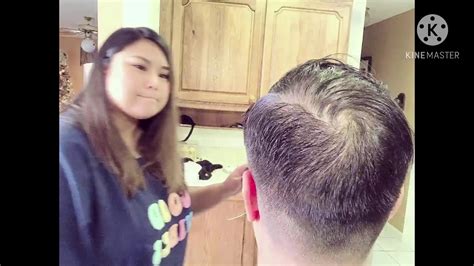 Giving My Husband A Haircut 💇 Youtube