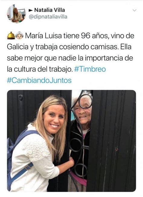 Timbreo Diputada De Cambiemos Celebró Que Una Abuela De 96 Años Siga Trabajando
