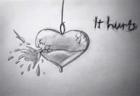Pin By Maria Eduarda On Broken Broken Heart Drawings Heart Drawing